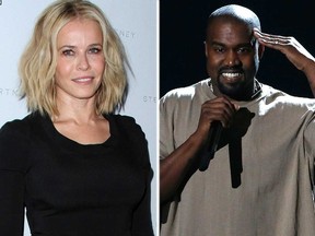 Chelsea Handler and Kanye West. (WENN/REUTERS)