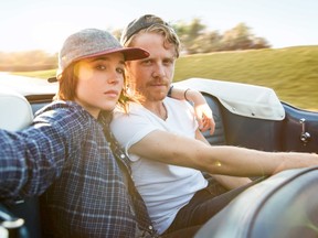 Ellen Page and Ian Daniel in "Gaycation."