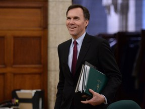 Finance Minister Bill Morneau appears at Commons committee for pre-budget consultations on Parliament Hill in Ottawa on Tuesday, Feb. 23, 2016. THE CANADIAN PRESS/Sean Kilpatrick