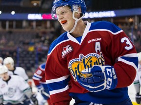 Brett Pollock has been impreoving each of his season with the Oil Kings, and leads the team in offence this season. (Ian Kucerak)