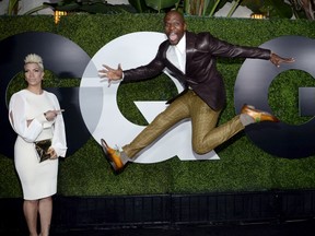 Actors Rebecca King-Crews (L) and Terry Crews pose during the GQ Men of the Year party in West Hollywood, California December 3, 2015. REUTERS/Kevork Djansezian