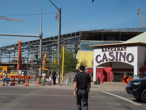 The old Baccarat Casino in Edmonton. August 12, 2015. (Bruce Edwards / Postmedia Network)