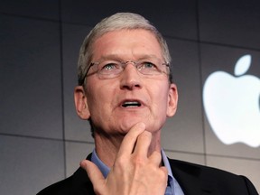 Apple CEO Tim Cook. (AP Photo/Richard Drew, File)