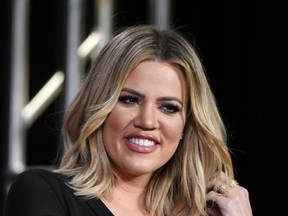 Khloe Kardashian participates in the panel for "Kocktails with Khloe" at the FYI 2016 Winter TCA on Wednesday, Jan. 6, 2016, in Pasadena, Calif. (Photo by Richard Shotwell/Invision/AP)