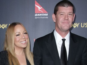 Mariah Carey and fiance James Packer at the 2016 G'Day Los Angeles Gala on January 28. 2016. (FayesVision/WENN.com)