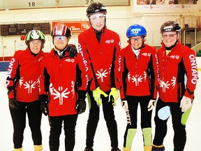 From left: Dianne Roebuck, Kai Freeland, Adam James, Nicole Ferguson and coach Laura Woodall are travelling to Corner Brook, NL, next week for the 2016 Special Olympics Canada Winter Games. (Submitted photo)