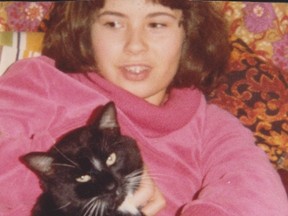Jane Bailey photo
Jane Bailey as a child with the stray cat that became the family pet.