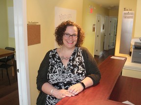 Anne Ginn, a human resources specialist in Kingston, recently opened The Office Works, a place where out-of-town businesspeople or small local firms can rent office space and meeting rooms. (Michael Lea/The Whig-Standard)