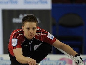 Team P.E.I's David Mathers. (Michael Burns, Curling Canada)