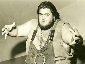 Former pro wrestling great, Haystacks Calhoun, who died in 1989 at the age of 55.