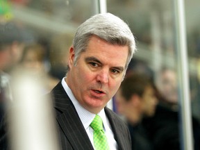 Former Plymouth Whalers coach Mike Vellucci is now with the Carolina Hurricanes. (London Free Press/Postmedia)