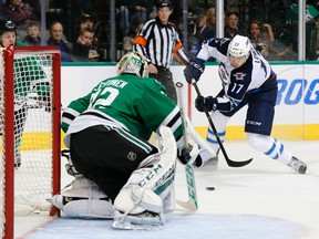 The Jets defeated the Stars for the first time this season. (CANADIAN PRESS)