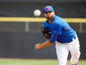 Former Blue Jays starting pitcher Ricky Romero is trying to make a comeback with the Giants this season. (Kim Klement/USA TODAY Sports/Files)