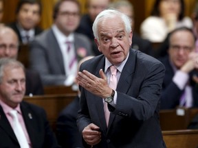 Immigration Minister John McCallum speaks during Question Period in the House of Commons on Parliament Hill in Ottawa, Canada, February 24, 2016. REUTERS/Chris Wattie