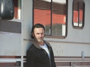Rick Grimes (Andrew Lincoln) in Episode 11. (Photo by Gene Page/AMC)