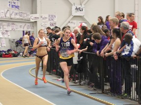 Laurentian track team member Marissa Lobert finished fifth in the women's 3,000 metres at the OUA championships at the University of Windsor on the weekend.
