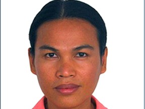 A police hand-out photo of Jon Syah Ribut, 35, whose body was discovered at the Aladdin Motel on Sunday, Nov. 24, 2013. FILE PHOTO