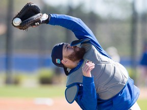Russell Martin is in a much better place this spring training having learned most of the pitching staff last year. (Frank Gunn/Canadian Press)