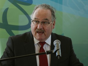 EDMONTON, ALBERTA: MARCH 1, 2016 - Brian Mason, Alberta Minister of Transportation, announced in Edmonton March 1, 2016 that the Alberta government is seeking public and stakeholder input into the future of public transit in Alberta.