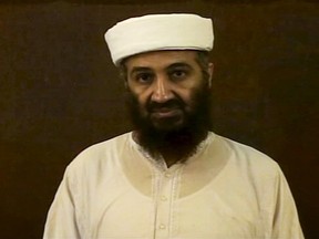 Osama bin Laden is shown in this file video frame grab released by the U.S. Pentagon May 7, 2011. (REUTERS/Pentagon/Handout/Files)