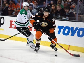 Ducks centre Shawn Horcoff regrets taking an unspecified substance to deal with a hand injury that led to a 20-game suspension by the NHL. (Kelvin Kuo/USA TODAY Sports)