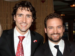 Justin and  Alexandre Trudeau