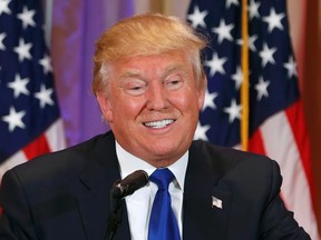 Republican U.S. presidential candidate Donald Trump speaks about the results of Super Tuesday primary and caucus voting during a news conference in Palm Beach, Florida March 1, 2016.  REUTERS/Scott Audette