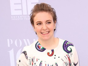 Lena Dunham at the 24th annual Women in Entertainment Breakfast hosted by The Hollywood Reporter at Milk Studios. (Brian To/WENN.com)
