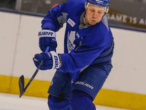 Toronto Maple Leafs Leo Komarov. (Dave Thomas/Toronto Sun)