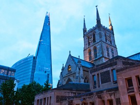 London's ever-changing skyline juxtaposes sleek skyscrapers with venerable structures. (photo: Dominic Arizona Bonuccelli)
