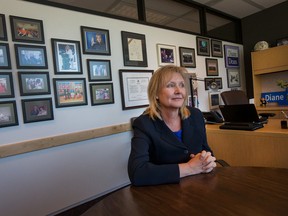 City Councillor Diane Deans in her city hall office. Wayne Cuddington/Postmedia