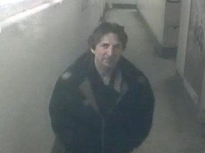 Suspect photo released by Toronto Police after a woman reported a man exposed himself on a GO Transit train Feb. 27, 2016.