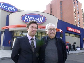 Daryl (left) and his father Barry Katz in 2009. (David Bloom file photo)
