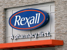 EDMONTON, ALBERTA: MARCH 2, 2016 - The Rexall Pharmacy store at 9540-163 Street in Edmonton on March 2, 2016. (PHOTO BY LARRY WONG/POSTMEDIA)