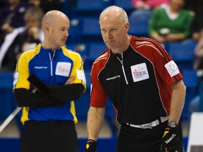 Kevin Koe and Glenn Howard bring a wealth of Brier experience between themselves and their teams, yet neither of them are fielding the team with the greatest number of Brier appearances. (Reuters)