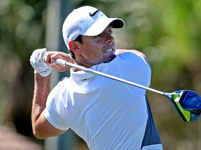 Jason Day, Jordan Spieth and Rory McIlroy (pictured) are the top three ranked players in the world and will be teeing off together at the WCG Cadillac Championship on Thursday. (USA TODAY)