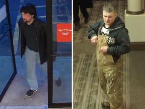 Fort Saskatchewan RCMP are on the hunt for two suspects after a woman’s purse was stolen March 2, 2016. (Supplied)