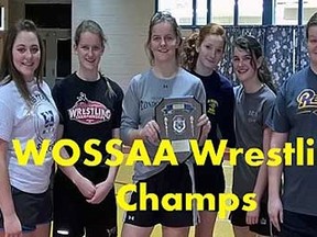 The girls wrestling team emerged as WOSSAA champions last week.