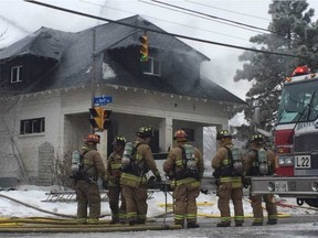 The house at 1248 Walkley Road after the fire that destroyed it. Evelyn Harford/Postmedia