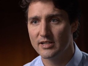 Prime Minister Justin Trudeau is interviewed for an episode of 60 Minutes set to air Sunday, March 6, 2016.