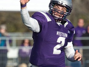 Stevenson Bone has experience playing quarterback for Western, but that?s not stopping the Mustangs from looking at others to fill the hole left by Will Finch?s departure. (File photo)