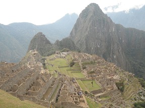Overlooking the hidden Incan city of Machu Picchu. (TED RATH/Postmedia Network file photo)