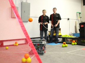 Rhys Racine and Kadin Morritt, the Baking Robots, will once again attend the VEX Robotics World Championships in Louisville, KY.