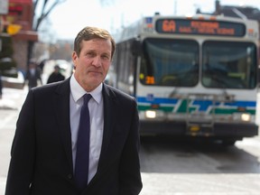 Rob Horne, Commissioner of Planning, Housing and Community Services for the Region of Waterloo was in London, Ont. on Friday March 4, 2016 talking about the advantages of light rail for attracting businesses. (MIKE HENSEN, The London Free Press)