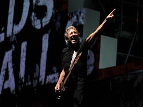 Founding member of Pink Floyd, Roger Waters performs during "The Wall" tour live concert in Bucharest in this August 28, 2013, file photo. (REUTERS/Radu Sigheti/Files)