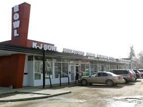 EDMONTON, ALBERTA: MARCH 4, 2016 - A strip mall located in the northeast Edmonton community of Newton. A new city pilot project is breathing new life into a couple old strip malls, hoping the lessons they learn can be expanded to help the more than one hundred  centres scattered throughout Edmonton's mature neighbourhoods. (PHOTO BY LARRY WONG/POSTMEDIA)