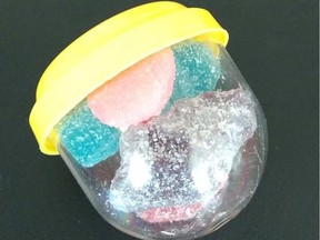 Gatineau Police have issued a warning after what appears to be a prescription pill was found in a candy capsule purchased from a vending machine in an Aylmer shopping mall.