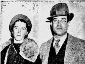 Dorothy and Victor Ramberg, who were acquitted in 1941 in the mercy killing of their young son Victor Christopher Ramberg in Keoma, Alberta. File photo
