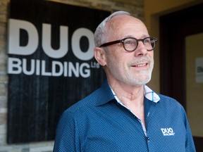 Pat Malloy, co-founder of Duo Building, renovated his own old house on Queens Avenue while attending Western University, and discovered he loved working with his hands. His company now employs 27 people and is a finalist for this year?s London Business Achievement Awards. (Craig Glover/The London Free Press)