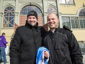 Brothers Jean-Michel Ménard (left) and Philippe Ménard. (Wayne Cuddington, Postmedia Network)